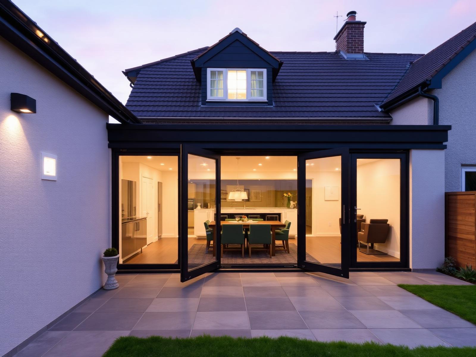 Rear kitchen extension, Canton